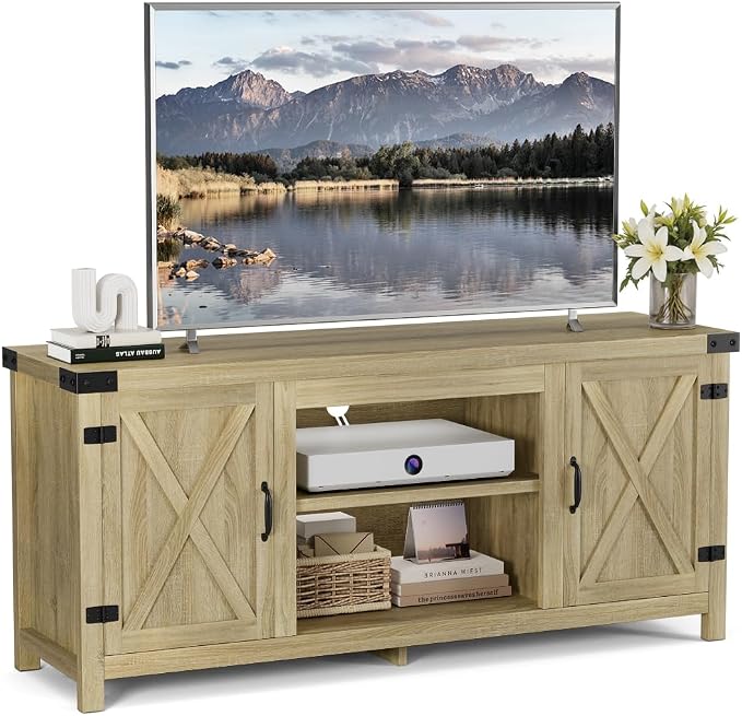 YESHOMY Modern Farmhouse TV Stand - Image 7