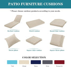 Chaise Lounge Cushion Outdoor, Waterproof and Stain-Resistant Lounge Deck - Image 7