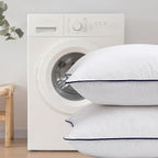 MIULEE Goose Feather Down 28x28 Euro Pillow Insert Set of 2 - Image 8