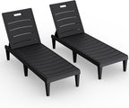 Devoko Outdoor Chaise Lounge Chair Set of 2 by DEVOKO