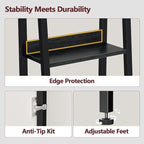 Furologee 6 Tier Ladder Shelf, Ladder Bookshelf - Image 4