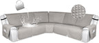 HDCAXKJ 100% Waterproof Reclining Sectional Couch Covers L Shape Recliner Sofa by HDCAXKJ