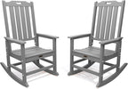 THOEOE Oversized Rocking Chair Set of 2, Outdoor Rocking Chair by THOEOE