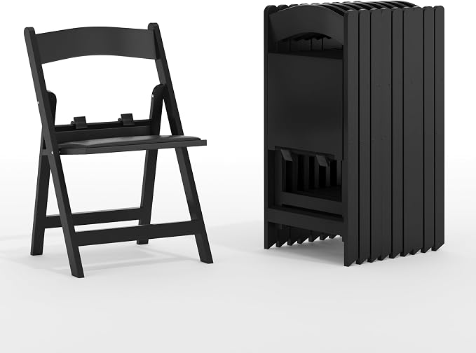 Flash Furniture Hercules Set of 10 Kids Black Resin Folding Chair by FlashFurniture