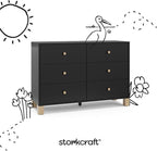 Storkcraft California 6-Drawer Double Dresser - Image 8