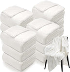 12 Pack Fleece Throw Blankets 50x60 Inches by Tewloss