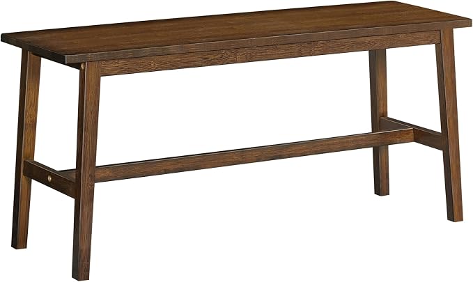 HOOBRO 39.3'' Bamboo Dining Bench, Farmhouse Kitchen Table Bench, Kitchen & by HOOBRO