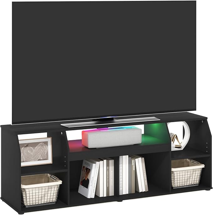 Furinno Jaya TV stand for up to 65 Inch TV, Gaming Enterteinment Center by Furinno-FitsYourSpaceFitsYourBudget