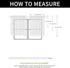SpaceDresser Basic Rod Pocket Sheer Voile Window Curtain Panels Blue Sapphire 1 - Image 8