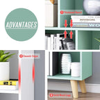 IOTXY Wooden Open Shelf Bookcase - Image 7