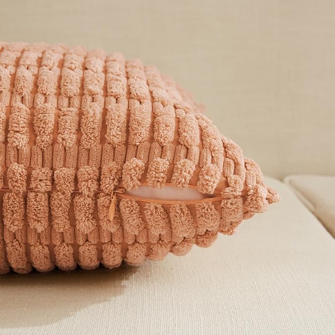 Fancy Homi 4 Packs Decorative Throw Pillow Covers - Image 3