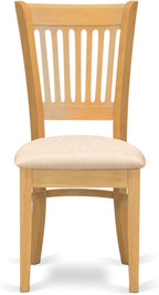 East West Furniture ANVA5-OAK-C 5 Piece Dining Room Furniture Set Includes a - Image 7