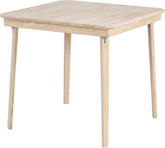 Stakmore Classic Straight Edge Square Folding Card Table 32x32 by Stakmore