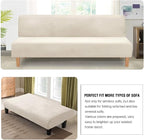 H.VERSAILTEX Real Futon Cover Armless Sofa Covers Sofa Bed Covers Stretch Futon - Image 5