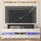 YAOHUOO 45" Large TV Riser for 32-60 inch TV, TV Riser Stand Shelf - Image 3