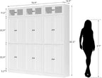 TUSY 85.5" Modern Tall Bookcase - Image 2