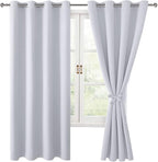 Blackout Curtains for Bedroom, 52 x 63 Inches Length, Window Curtains for by Hiasan