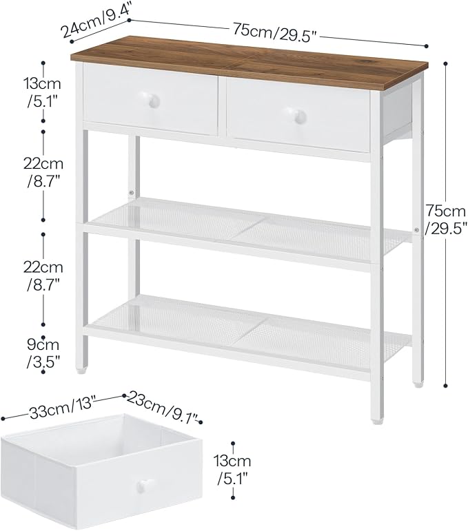 HOOBRO 29.5" Narrow Console Table - Image 3