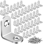40PCS L Bracket Corner Brace, Stainless Steel L Brackets by Vicuna+R