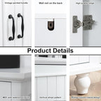 Scurrty 62'' Coffee Bar Cabinet Kitchen - Image 5