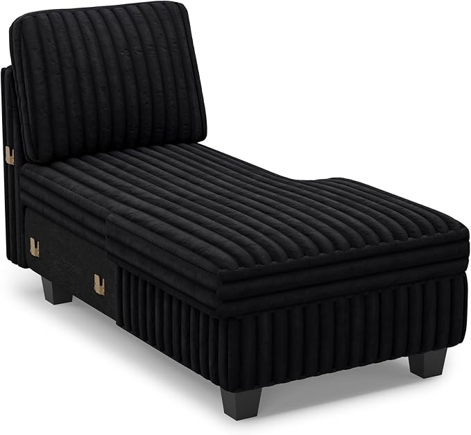 Belffin Modular Sectional Storage Chaise Module - Image 8