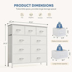 DUMOS Dresser for Bedroom, Storage Organizer - Image 3