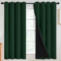 SimpleHome Pine Tree Green 100% Blackout Curtains Room Dark Living Room 63 | by SimpleHome