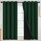 SimpleHome Pine Tree Green 100% Blackout Curtains Room Dark Living Room 63 | by SimpleHome