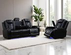 Leather Power Recliner Sofa Set by LYfurniture