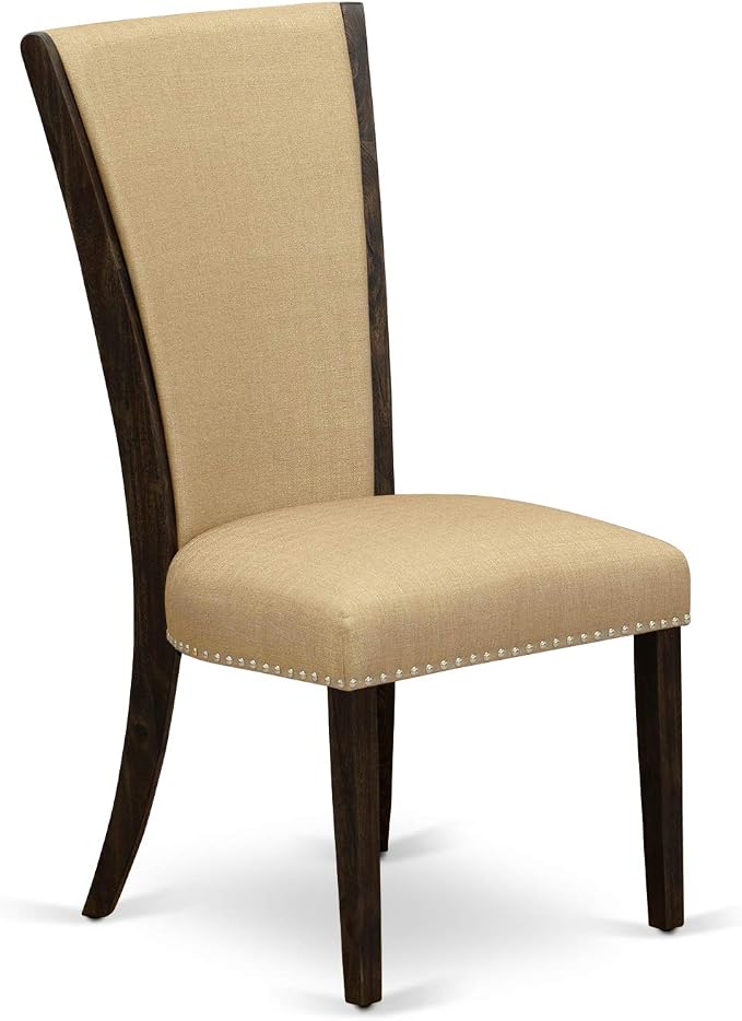 East West Furniture VEP7T03 Verona Parson Dining Chairs - Image 4