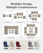 HILLGA Luxury High Back Patio Furniture Set - Image 9