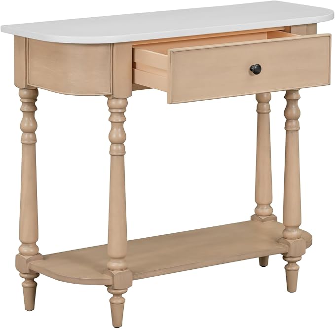 Retro Curved Console Table - Image 8