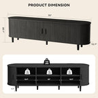 70" Mid Century Modern TV Stand - Image 3