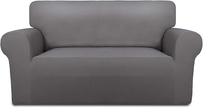 PureFit Stretch Loveseat Covers Fleece Couch Covers by PureFit