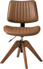 HULALA HOME Faux Leather Home Office Chair - Image 8