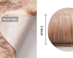 MIULEE Fluffy Area Rug 2x3 ft Faux Fur Sheepskin Rug - Image 2
