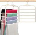 Closet Organizers and Storage, 3 Pack Velvet Pants-Hangers-Space-Saving by SHUKEEKA