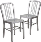 Flash Furniture Gael Indoor/Outdoor Modern Metal Dining Chairs, by FlashFurniture