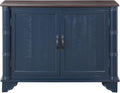40" Solid Wood Buffet Storage Cabinet, Vintage Console Table by YWUFUART