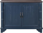40" Solid Wood Buffet Storage Cabinet, Vintage Console Table by YWUFUART