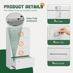 Letaya 4 Drawer File Cabinets - Image 6