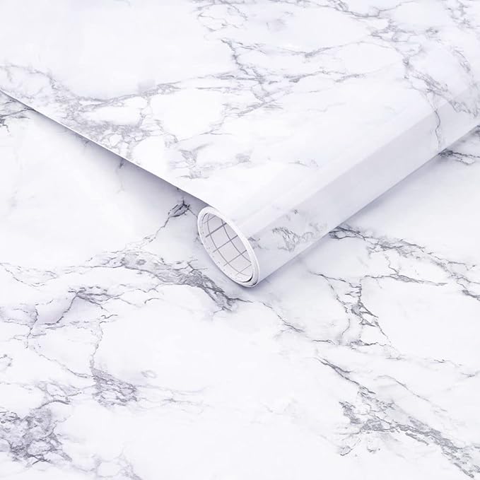 Arthome Marble Contact Paper, Peel and Stick Wallpaper 11.8x100 inch Self by ArthomeWALLDECOR