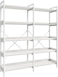 Huuger 5 Tier Bookshelf, Display Bookshelf by Huuger