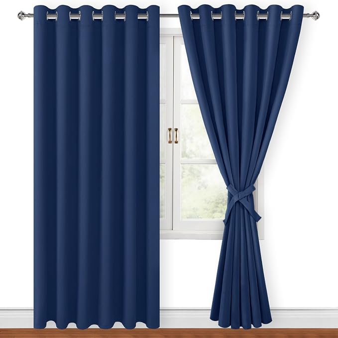 Room Darkening Curtains for Bedroom, 70 x 84 Inches, 2 Panels | Thermal - Image 8