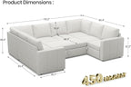 Belffin Modular Sectional Sleeper Sofa Bed - Image 2