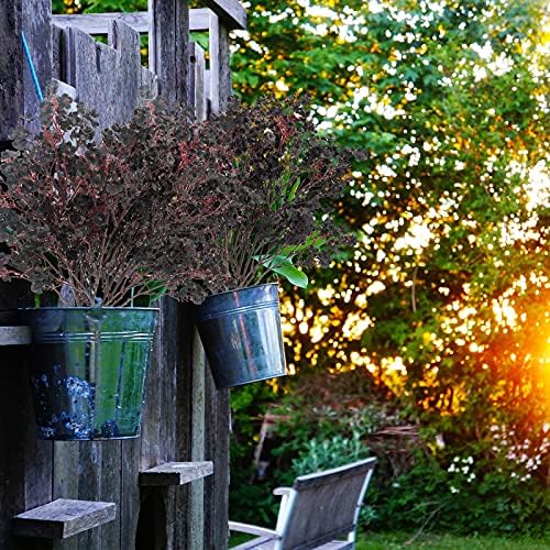 Uieke 15 Bundles Babys Breath Fabric Cloth Artificial Flowers European Fake Silk Flowers Real Touch Faux Artificial Gypsophila Bouquet for Home DIY Wedding Party Halloween Xmas Décor (Black) - Image 6
