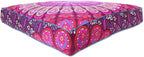 Mandala Floor Pillow Cover Meditation Cushion Seating Throw Hippie Round - Image 3