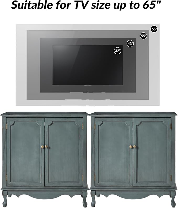 HULALA HOME Antique Accent Cabinet - Image 7