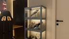 4-Tier Clear Display Cabinet - Image 4