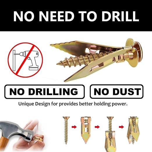 Self Drilling Anchors Screws, Self Drilling Drywall Anchors and Screws kit - Image 4